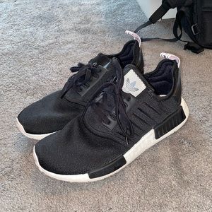 Size 10 black womens adidas nmds